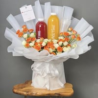 بوكيه عصير وورد