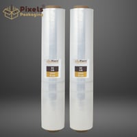 2 لفة رول تغليف شفاف قابل للتمدد 2500 غرام من بكسل...