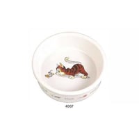 صحن اكل سيراميك تريكسي رسمة قط وفار 11سم