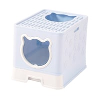 لتر بوكس بدرج للقطط - الوان مختلفة
