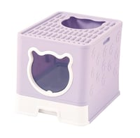لتر بوكس بدرج للقطط - الوان مختلفة
