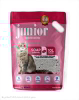 رمل جونيور للقطط برائحة الصابون 10لتر