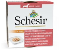 معلبات شيزر للكلاب بالدجاج مع البطاطس الحلوة والجز...