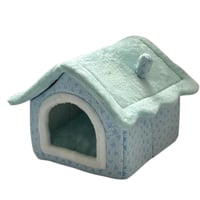 كوخ قطط لون سماوي