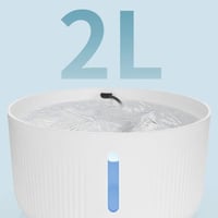 نافورة مياه للقطط بلاستيك 2 لتر