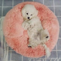 فرشه فرو دائريه للقطط صغيره 70سم الوان مختلفه