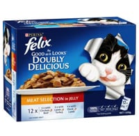 بورينا فليكس طعام للقطط البالغة ميكس بالدجاج والبط...