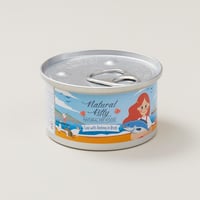 كارتون اكل قطط رطب ناتشورال كيتي بالتونة مع الانشو...