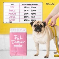 حفاضات للقطط والكلاب altimate pet حجم وسط