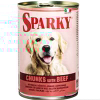اكل كلاب رطب سباركي sparky dog food باللحم البقري...