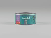 علبة لقمه طعام رطب للقطط بطعم الدجاج في الجيلي للق...