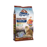 كانيفا اكل قطط جاف خالي من الحبوب سلمون وتونة لدعم...