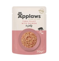 ابلاوز اكل قطط بفيليه التونة مع السالمون في الجيلي...