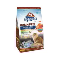 اكل قطط كانيفا خالي من الحبوب سلمون وتونة لدعم الف...