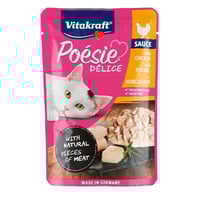 فيتا كرافت اكل رطب للقطط اظرف بالدجاج مع الصلصة 85...