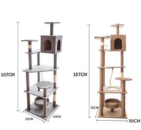 خداشة كبيره للقطط -الوان مختلفه