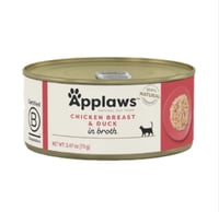 معلبات ابلاوز للقطط بالدجاج مع البط 70 جم