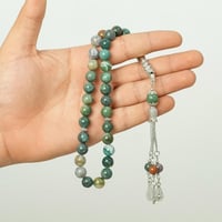 سبحة عقيق مكسر 33 خرزة – أناقة هادئة