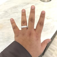 دبلة رجالية فضة عيار 925 زخرفة مميزة