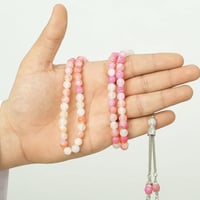 سبحة رودونيت 99 خرزة بحجم 8 مل