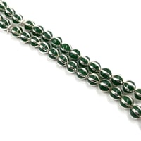 سبحة اليشم – سبحة يشم أخضر بفضة 925، 99 حبّة