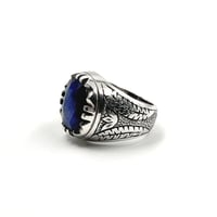 خواتم حجر فيروز رجالي فضة 925 بتصميم محفور