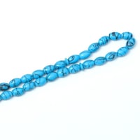 سبحة حجر فيروز 33 خرزة – 10 مم