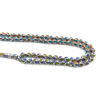 سبحة فضة مرصعة بالفيروز عقيق شرف الشمس