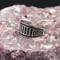 دبلة زركون رجالي فضة استرليني 925