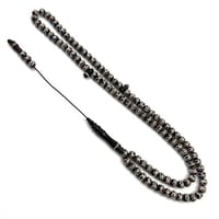 مسباح كوك يدوي فاخر – 99 خرزة مطعم بالفضة ومرصع بع...