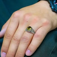 خاتم سلطنايت رجالي فضة 925 بنقش فضة مميّز