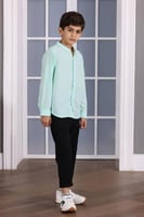 قميص اطفال بي ثلاثة الوان اكمام طويله 2958