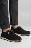 حذاء ولادي أسود انيق بعمر 2 إلى 12 سنة S-007