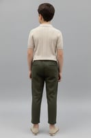 بنطلون ولادي اخضر خصر مطاط 4184-