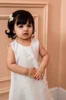 فستان سهرات بيبي سكري ورود بارزة S01189