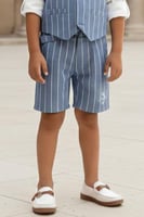 شورت ولادي مقلم كاجول 4180-