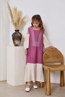 جلابية بناتي زهري 7064