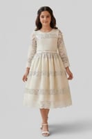 فستان سهرة بناتي بيج كلاسيكي S01290