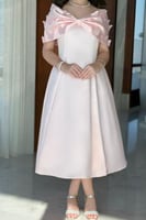 فستان بناتي سهرات فراشات بارزة S01198