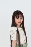 بلوزة اطفال بناتي سكري مشجر 2704