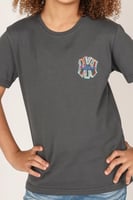 تي شيرت أطفال رمادي غامق رسمة من الطهر 2642