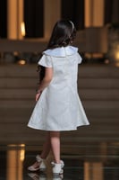 فستان سهرات سكري دانتيل S01133