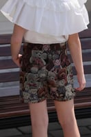 شورت بناتي قصير مشجر 7113