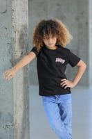 تي شيرت ولادي اسود رسمه دب من الخلف 2912