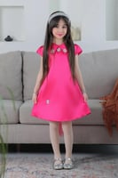 فستان سهرة فوشي فيونكه من الخلف S0995