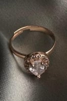 خاتم بناتي كريستال بعدة اشكال 3006-1