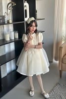 فستان سهرة كلوش بناتي S01042