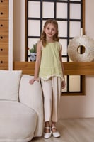 بلوزه بناتي ليموني 7038