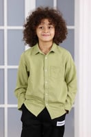 قميص ولادي بي ثلاثة الوان اكمام طويله 2957