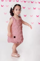 فستان مواليد مورد وردي S01021